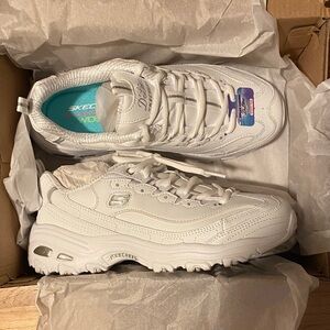 Skechers All-White Women's Sneakers